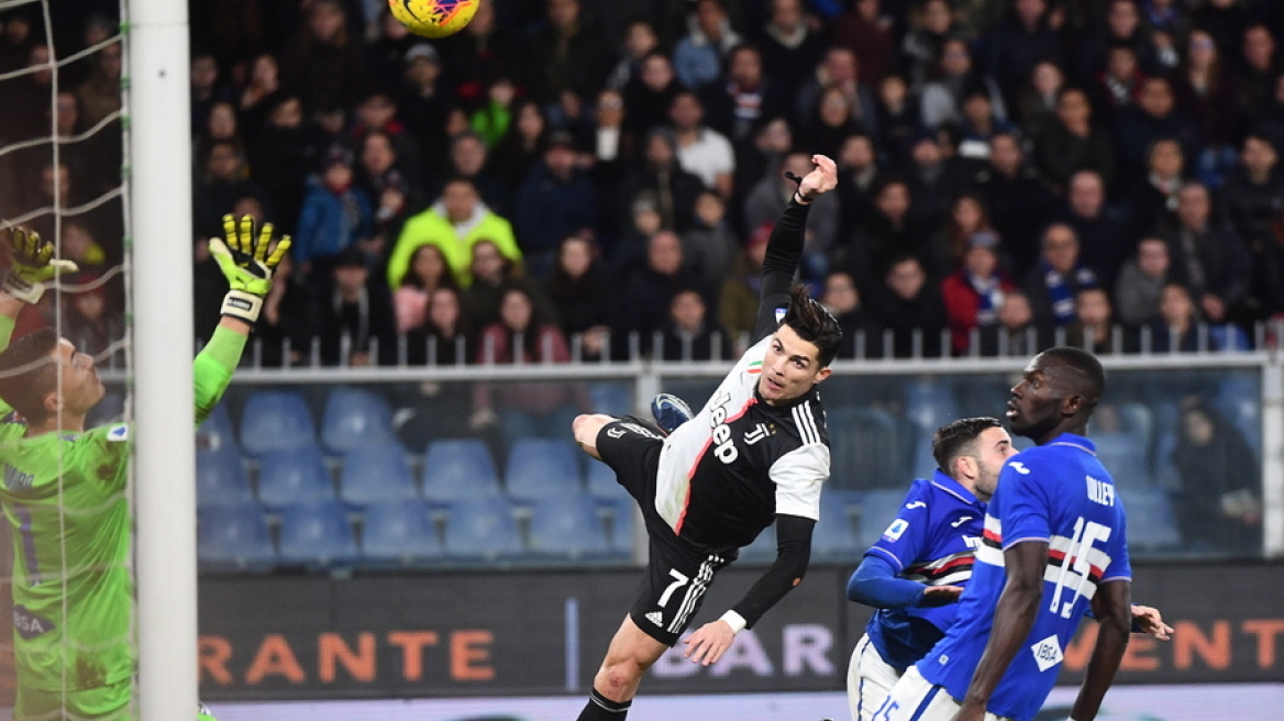 Βίντεο: Απογειώθηκε... ο Ρονάλντο στο 2-0 της Γιουβέντους - Άλμα στα 2,5 μέτρα!