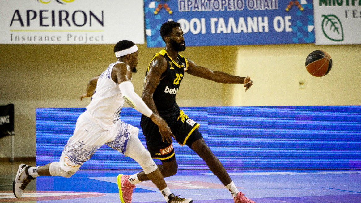 Basket League, Λάρισα - ΑΕΚ 76-86: Την είδε και... λαχτάρησε