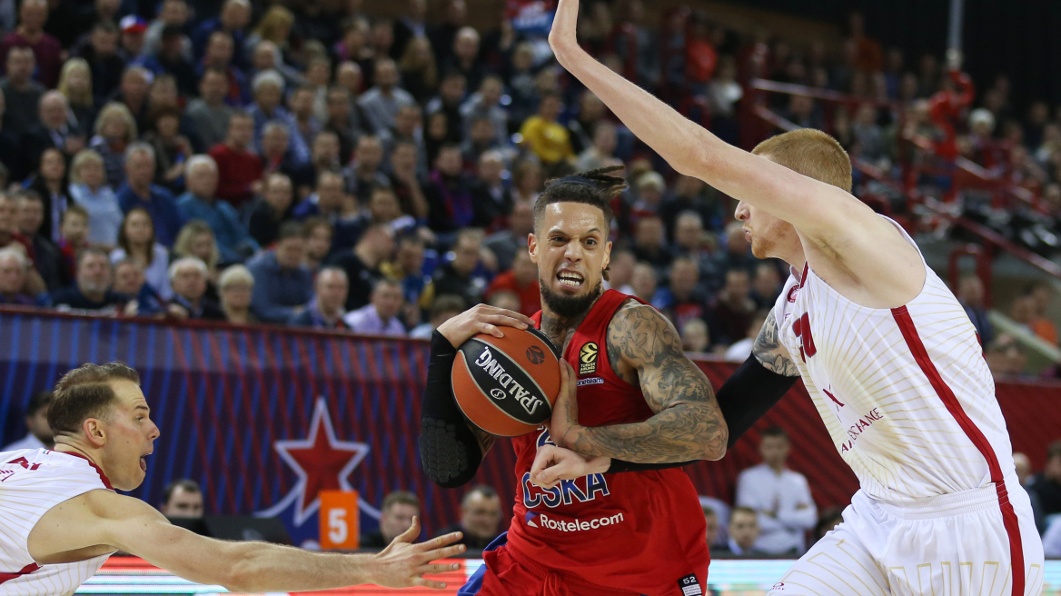 Euroleague, ΤΣΣΚΑ Μόσχας - Αρμάνι Μιλάνο 78-75: Πήρε το «θρίλερ» με τρομερούς Χάκετ - Τζέιμς