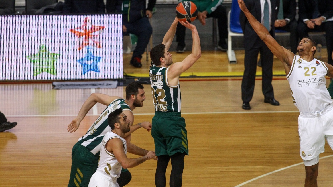 Euroleague, Παναθηναϊκός-Ρεάλ 75-87: Διαφορά... ποιότητας