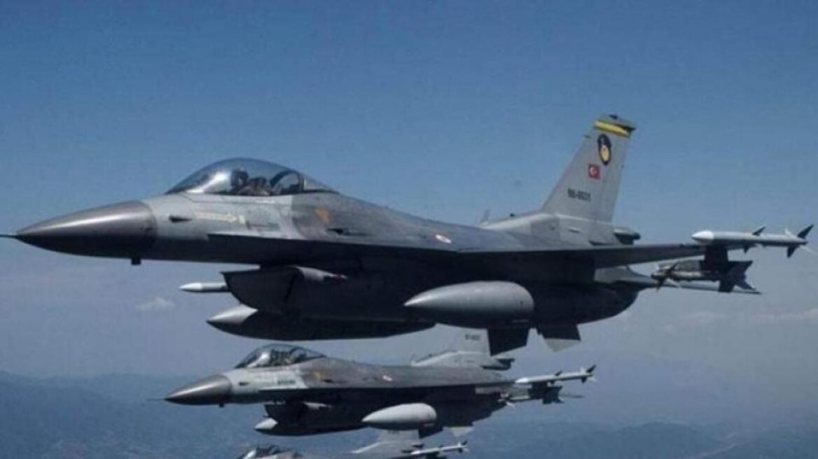 Τουρκικά F-16 παραβίασαν τον εθνικό εναέριο χώρο και μία ημέρα μετά τα Χριστούγεννα