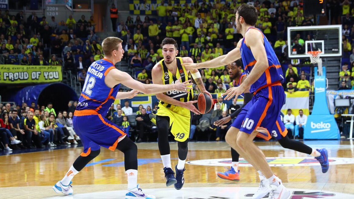 Euroleague, Φενέρ - Βαλένθια 98-100: «Μπαμ» στην Πόλη στο απόλυτο θρίλερ