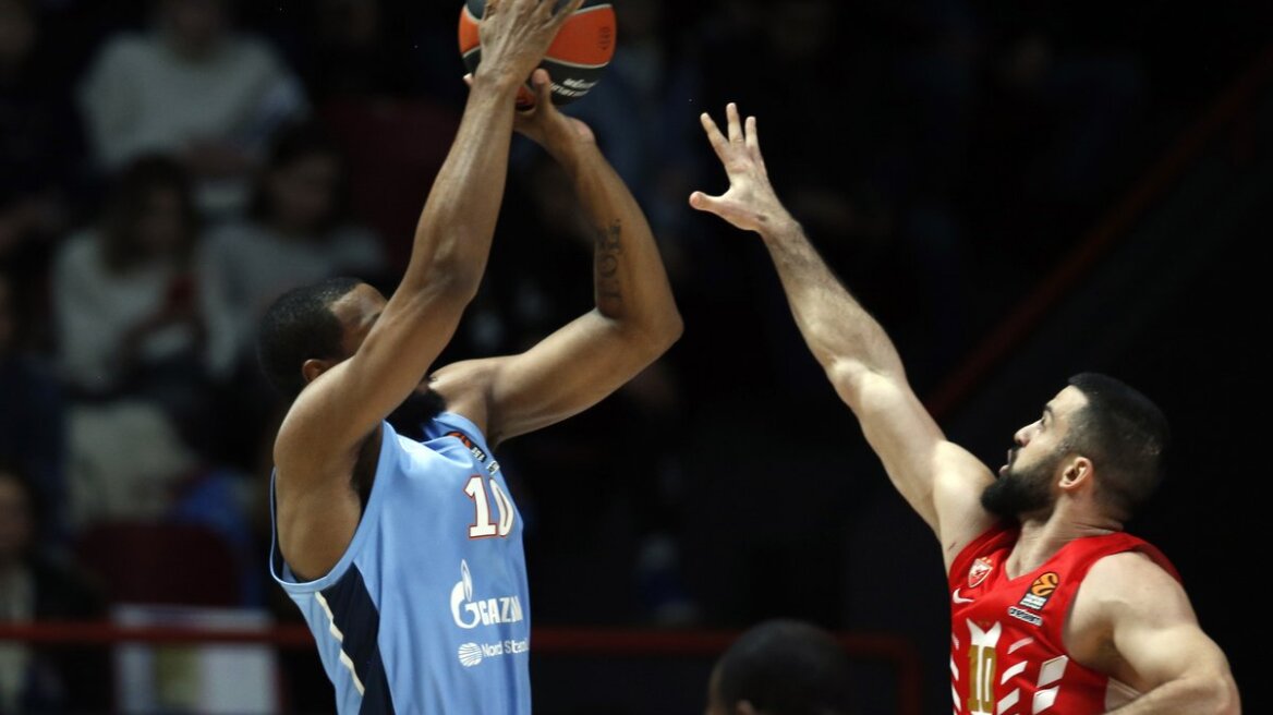 Euroleague, Ζενίτ Αγ. Πετρούπολης - Ερυθρός Αστέρας 58-65: Δεν σταματά να «κυνηγά» τα playoffs