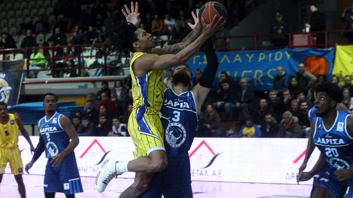 Basket League, Λαύριο - Λάρισα 78-98: «Διπλό» ελπίδας