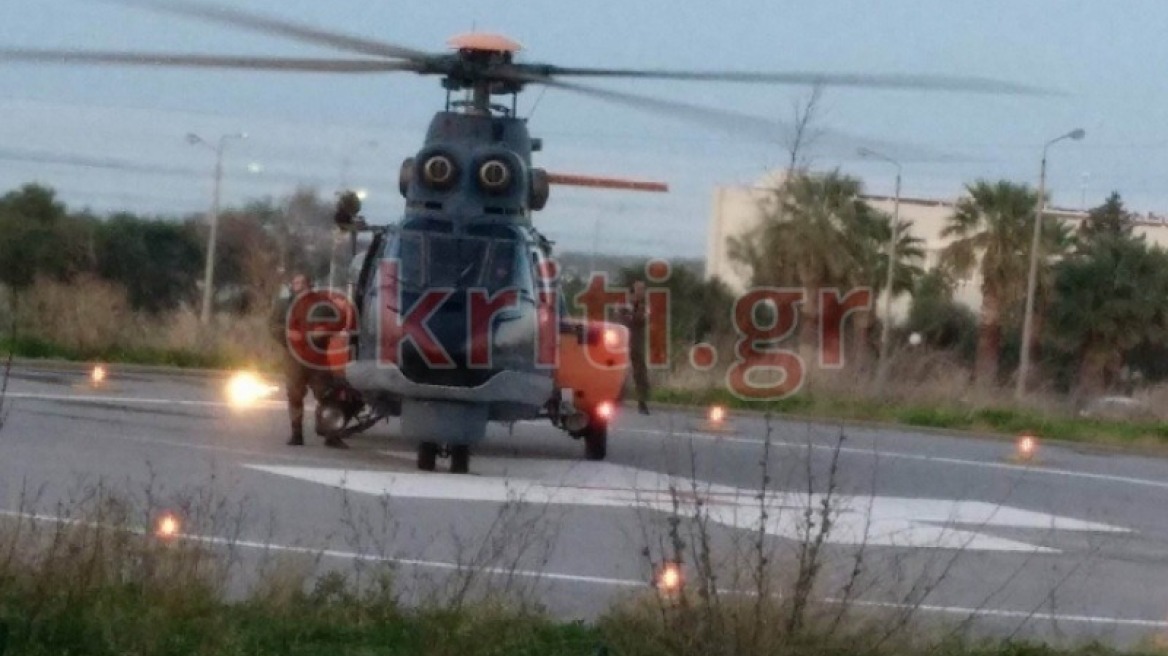 Ηράκλειο: Αερογέφυρα ζωής για 29χρονη έγκυο