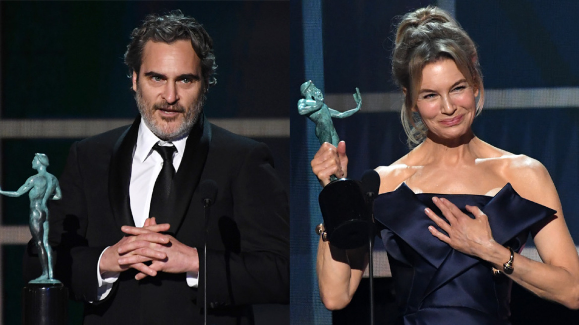  SAG Awards 2020: Ο Χοακίν Φίνιξ και η Ρενέ Ζελβέγκερ στον δρόμο για τα Όσκαρ