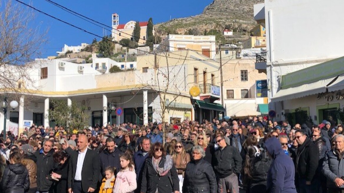 Μεταναστευτικό: Μεγάλη συγκέντρωση διαμαρτυρίας στη Λέρο