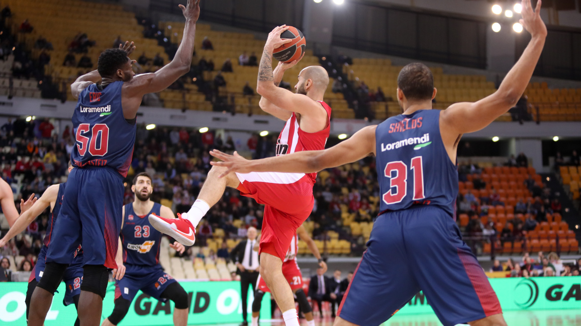 Euroleague, Ολυμπιακός-Μπασκόνια 80-70: Κέρδισε Βάσκους και Έλις