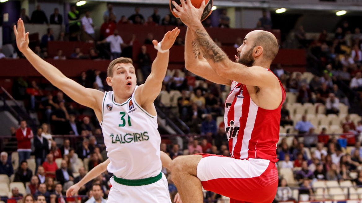 Euroleague, Ζαλγκίρις-Ολυμπιακός 94-69: Κατηφόρα στο Κάουνας