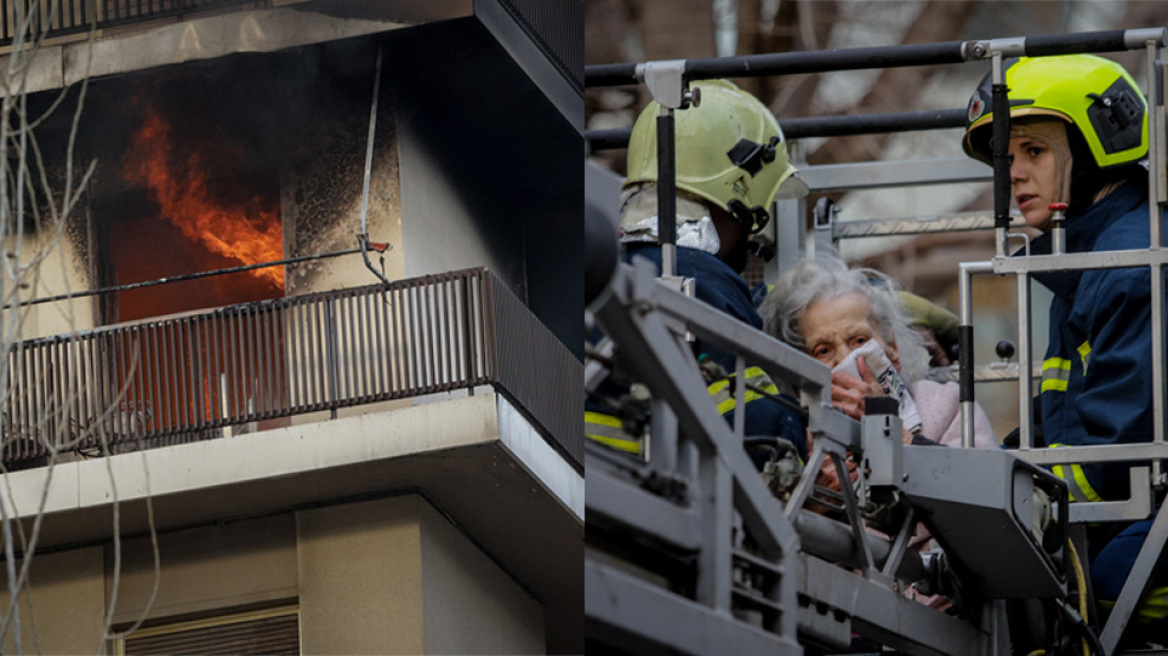 Φωτιά σε διαμέρισμα στο Παλαιό Φάληρο:  Δραματικές στιγμές - Απεγκλωβίστηκαν δυο γυναίκες 