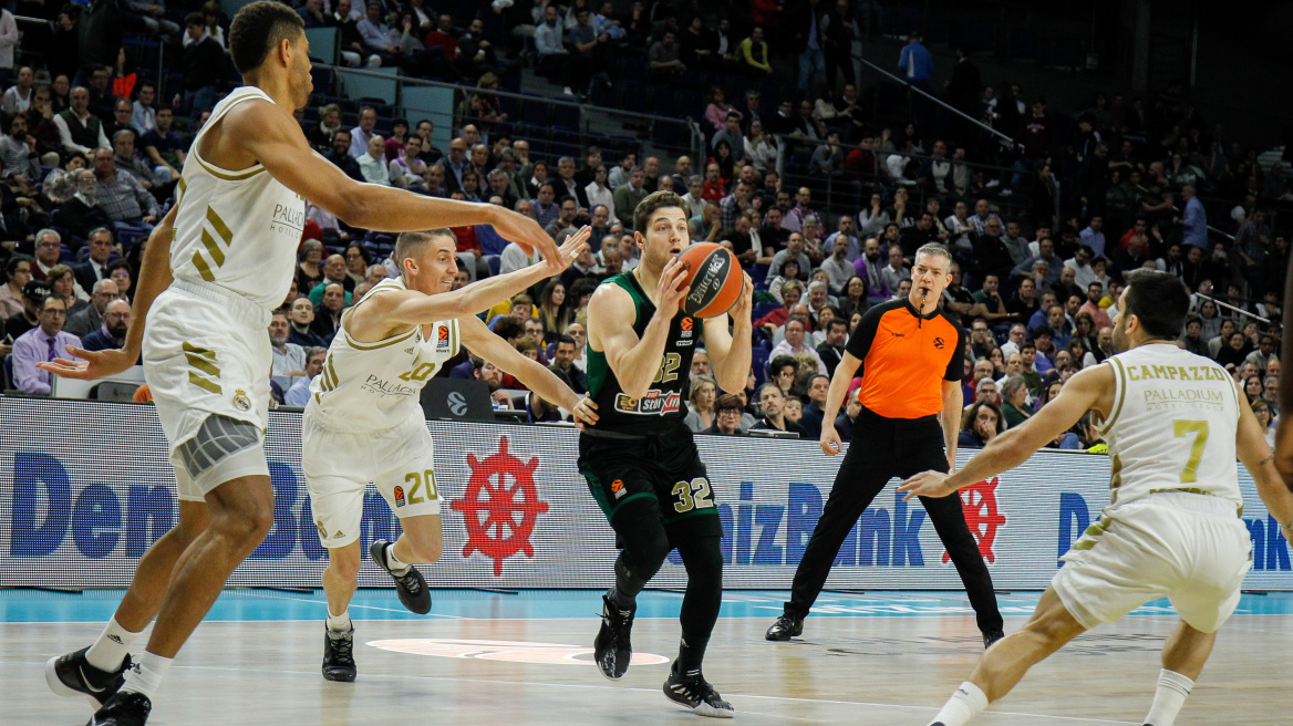 Euroleague, Ρεάλ Μαδρίτης-Παναθηναϊκός 96-78: Κατέρρευσε ξανά και γνώρισε τη συντριβή