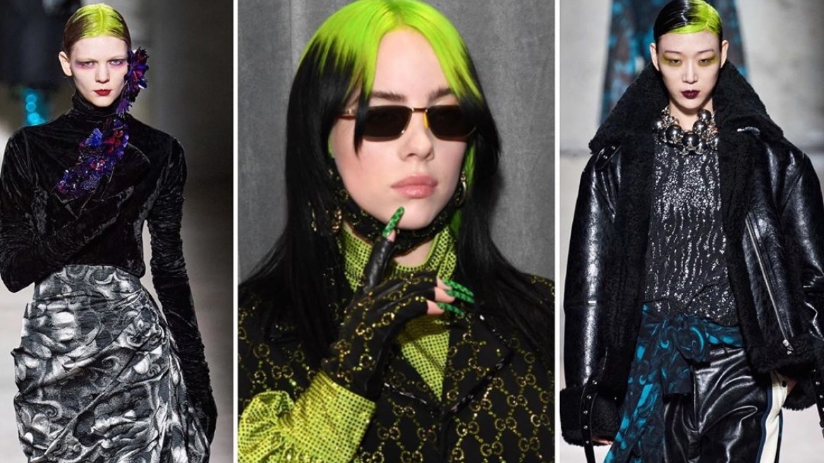 Τα μαλλιά της Billie Eilish πρωταγωνίστησαν στην Εβδομάδα Μόδας στο Παρίσι