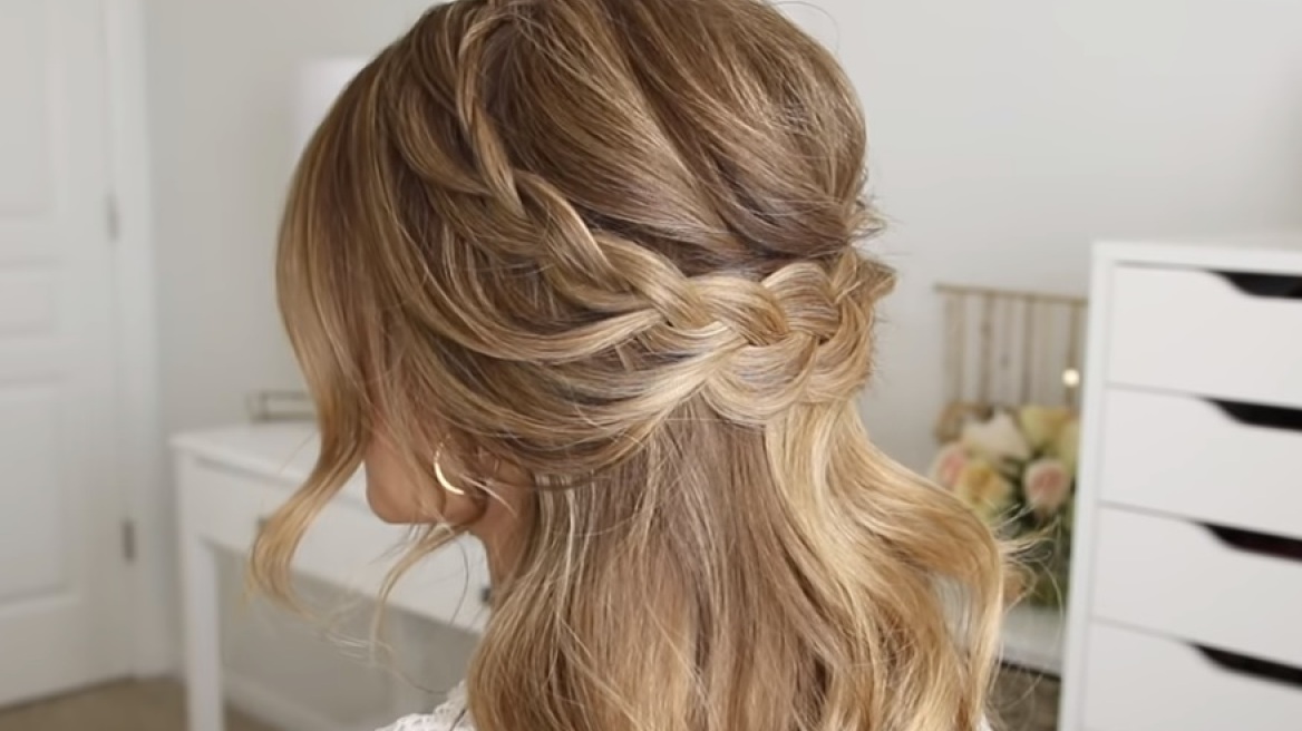 DIY Beauty: Δημιούργησε αυτό το περίτεχνο lace braid χτένισμα σε 5 λεπτά