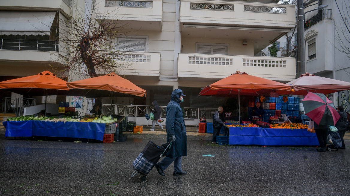 Κορωνοϊός: Ανεστάλη η λειτουργία τριών λαϊκών αγορών 