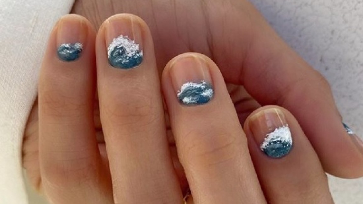 Sea waves – Πώς θα αντιγράψεις το πιο καλοκαιρινό nail art