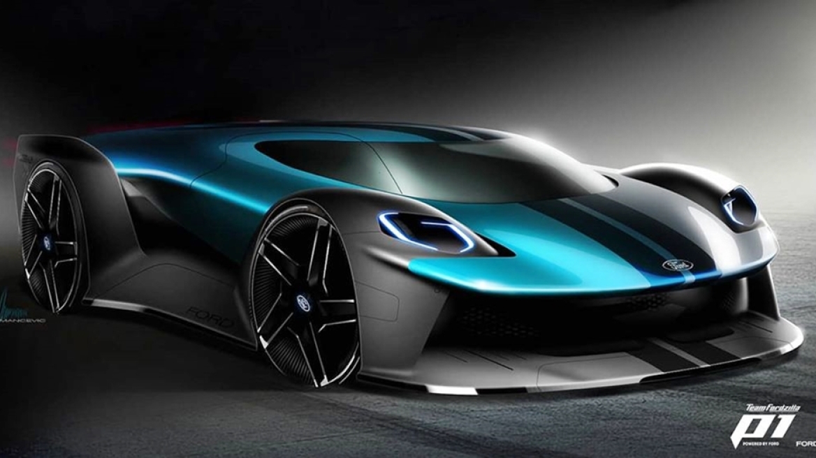 Ψηφιακό σκίτσο για το μελλοντικό Ford GT