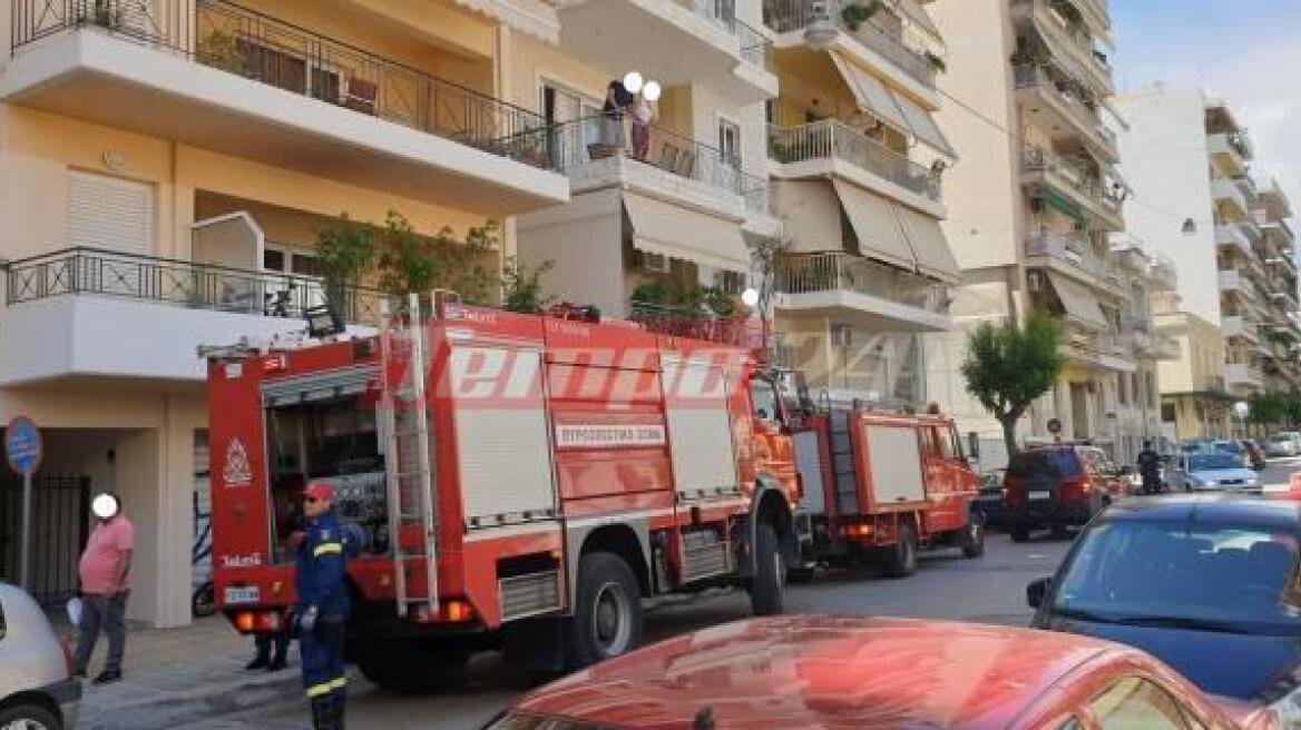 Πάτρα: Φωτιά σε διαμέρισμα - Μια γυναίκα στο νοσοκομείο