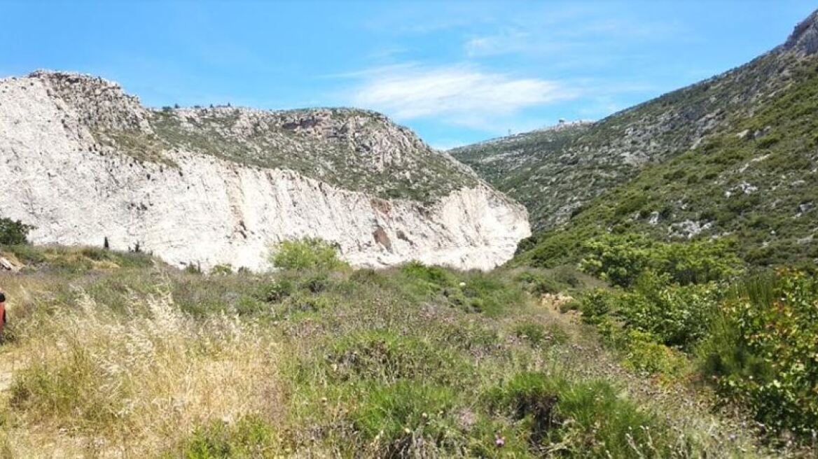 Εδώ βρέθηκε η σορός του 54χρονου που σκοτώθηκε στον Υμηττό