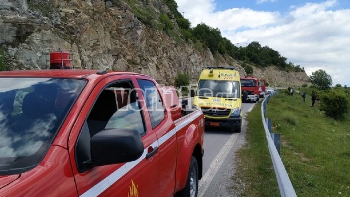 Τραγικό δυστύχημα στην Ημαθία: Νεκρός άνδρας που έπεσε σε χαράδρα με το αυτοκίνητο του