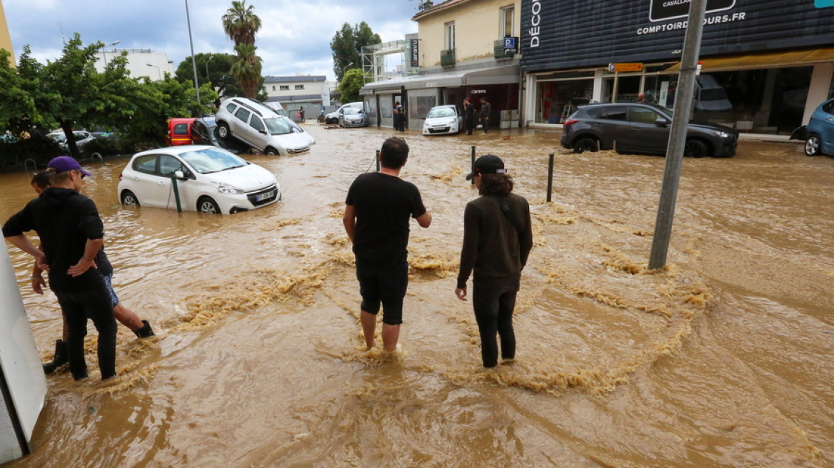 «Πνίγηκε» η Κορσική από ισχυρές βροχωπτώσεις - Δείτε βίντεο