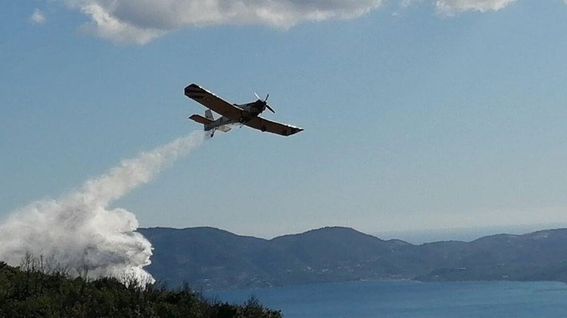 Συναγερμός στη Ζάκυνθο: Πυρκαγιά στο Σκοπό