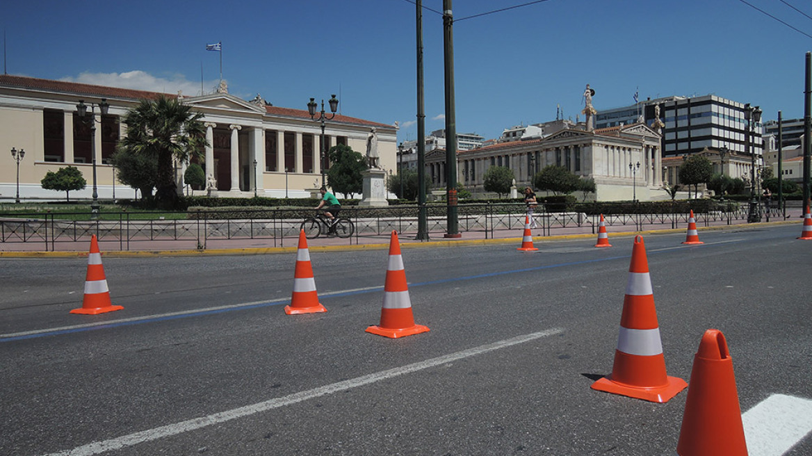 Μεγάλος Περίπατος της Αθήνας: Κυριακάτικο «ζέσταμα» με βιτρίνα την Όλγας και «στένεμα» της Πανεπιστημίου