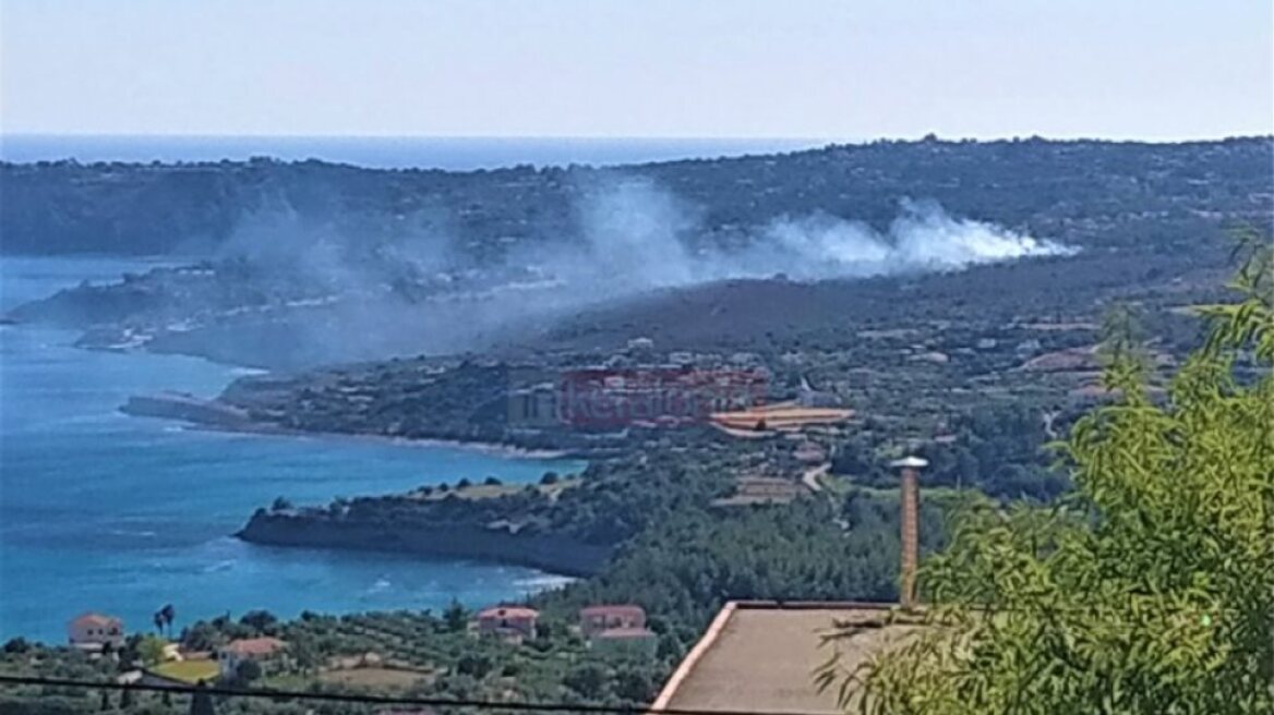 Κεφαλονιά: Φωτιά στο Ληξούρι