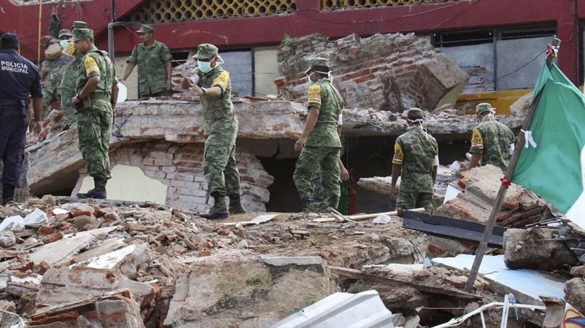 Μεξικό: Στους πέντε οι νεκροί από τον ισχυρό σεισμό των 7,4 Ρίχτερ