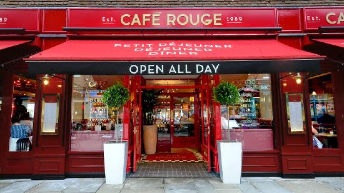 Λονδίνο: Ο ιδιοκτήτης των Cafe Rouge κλείνει 91 εστιατόρια κόβοντας 1.900 θέσεις εργασίας