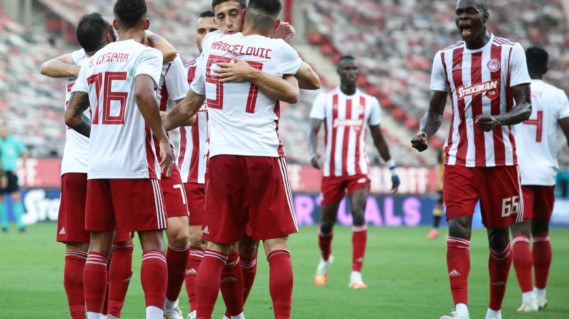 Super League 1, Play offs, Ολυμπιακός – ΑΕΚ: 3-0: Με τριάρα «σφράγισε» το 45ο πρωτάθλημα