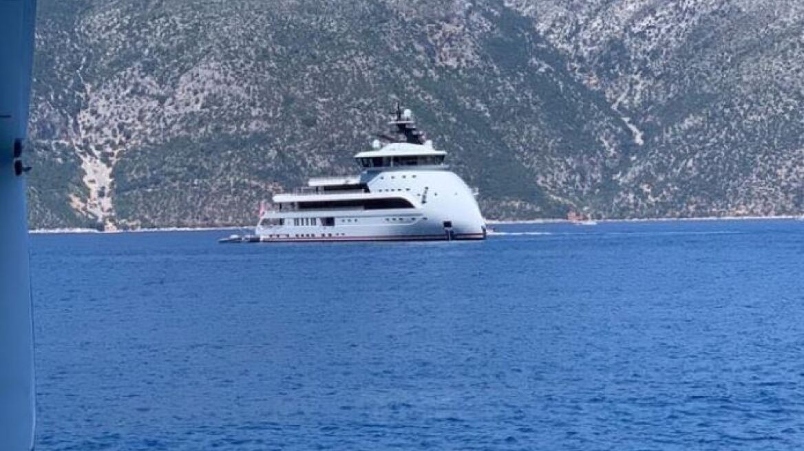 Φωτογραφία: Το superyacht «Olivia Ο» αξίας 200 εκατ. δολαρίων «επισκέφθηκε» την Ιθάκη