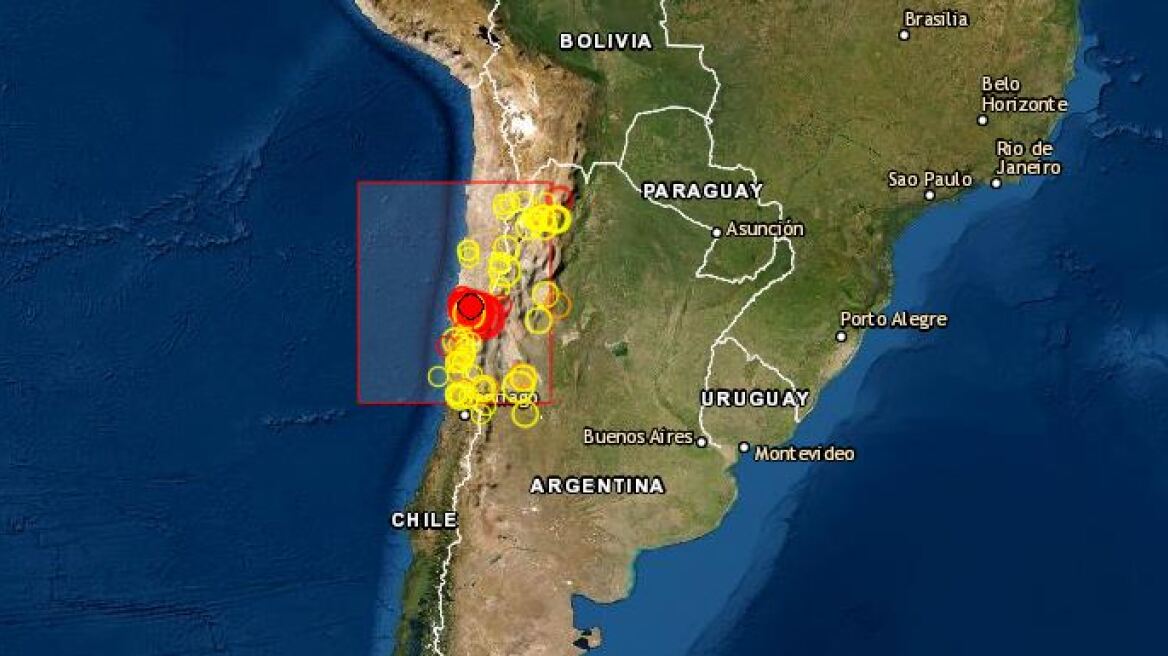 Ισχυρός σεισμός 6,5 Ρίχτερ στη Χιλή