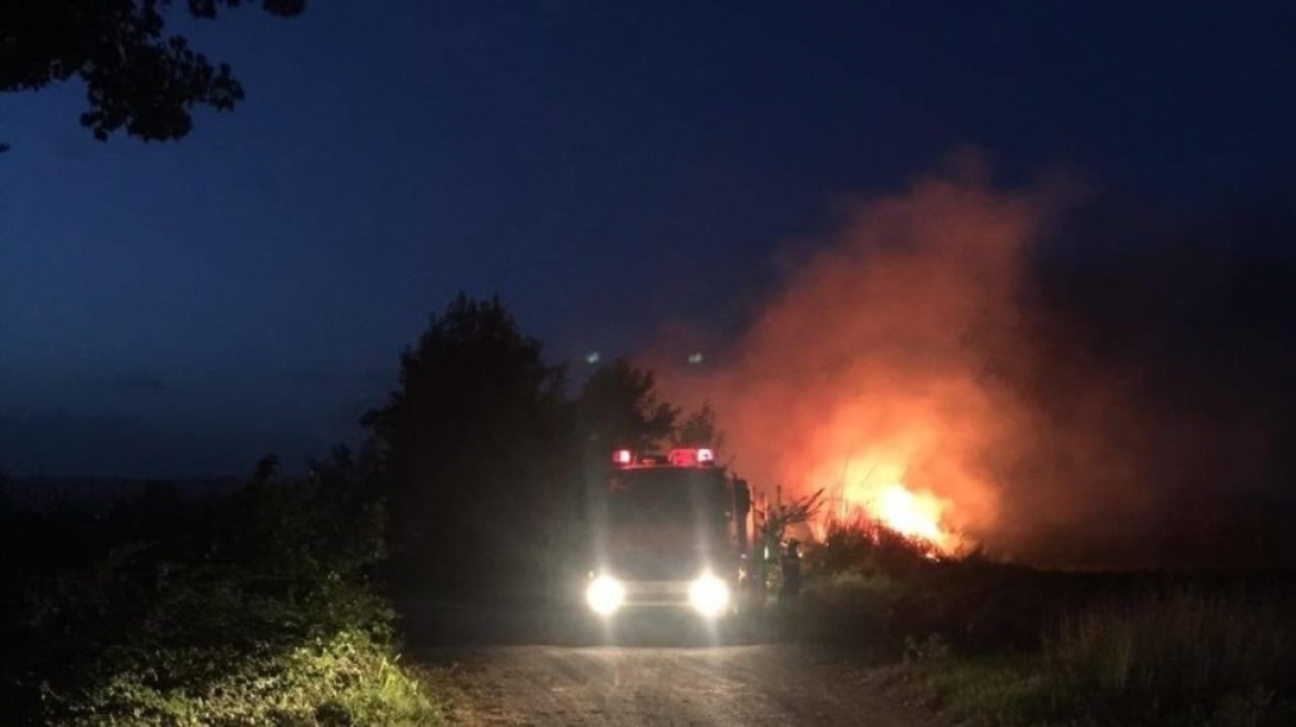 Θεσσαλονίκη: Ξέσπασε φωτιά στα Διαβατά 