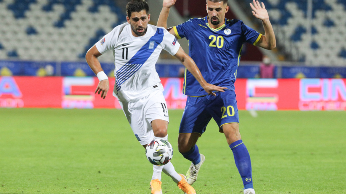 UEFA Nations League, Κόσοβο-Ελλάδα 1-2: Έκανε τα εύκολα δύσκολα, αλλά πήρε τη νίκη - Δείτε τα γκολ