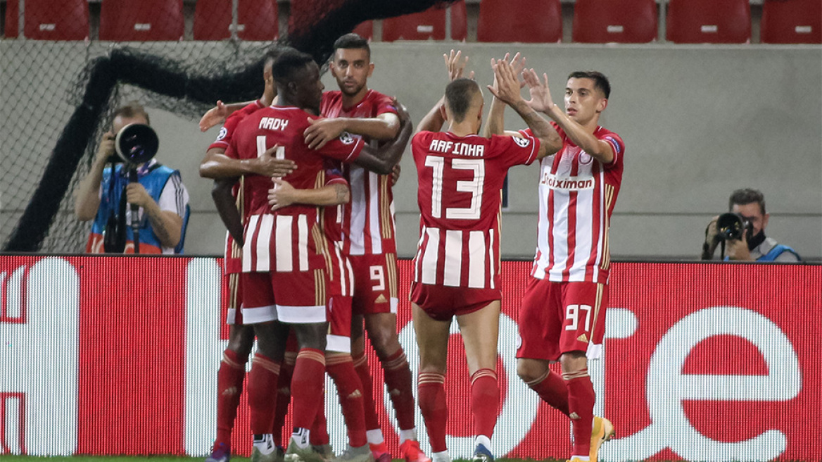 Champions League, Ολυμπιακός-Ομόνοια 2-0: Προβάδισμα πρόκρισης - Δείτε τα γκολ