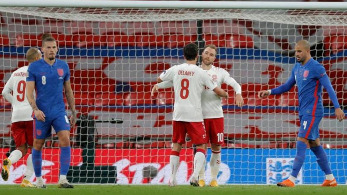 Nations League, Αγγλία – Δανία 0-1: «Κρέμασε» τα Λιοντάρια ο Μαγκουάιρ - Δείτε βίντεο