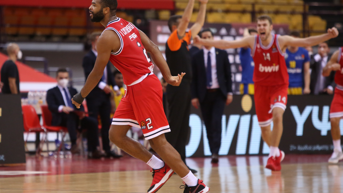 Euroleague, Ολυμπιακός-Μακάμπι 85-82: Σπουδαία νίκη με buzzer beater του Χάρισον