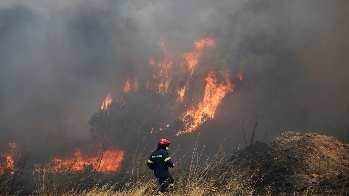 Υπό μερικό έλεγχο η πυρκαγιά στη Μικροκώμη , έξω από τη Θεσσαλονίκη	