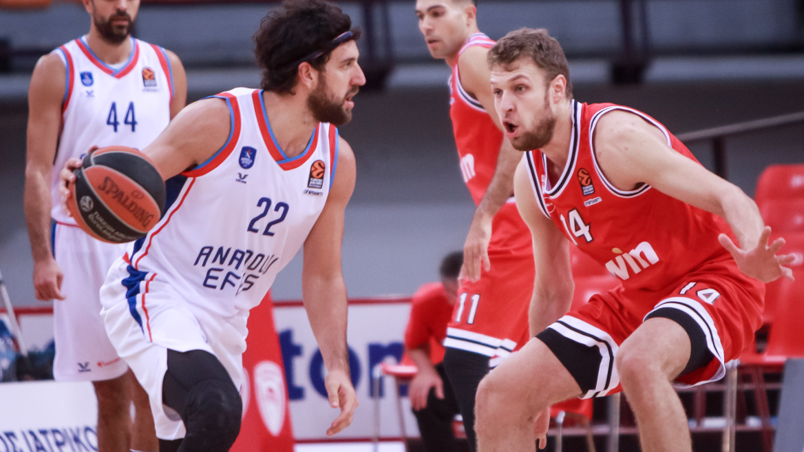 Euroleague, Ολυμπιακός-Εφές 79-84: Πάλεψε, αλλά πλήρωσε τα κακά του διαστήματα