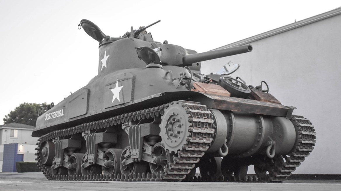 Δικό σας το τεθωρακισμένο Sherman M4A1 