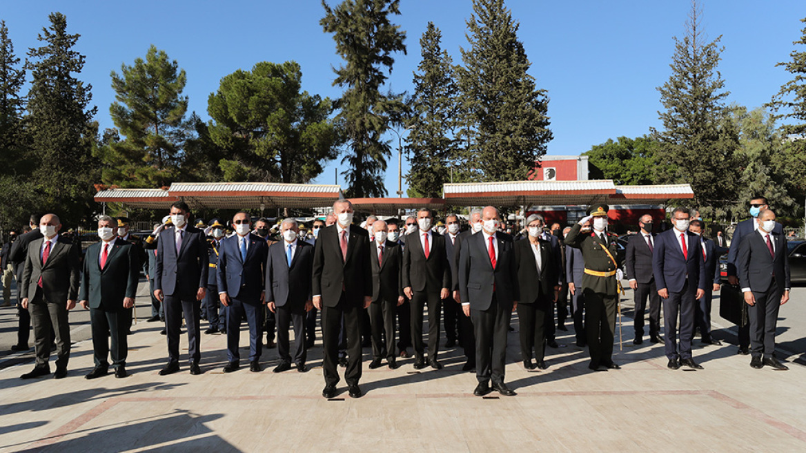 Προκλητικός Ερντογάν από την Αμμόχωστο: Υπέρ της λύσης δύο κρατών - Δεν ανεχόμαστε παιχνίδια διπλωματίας