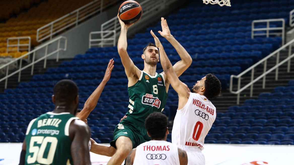 Euroleague, Παναθηναϊκός-Μπάγερν 83-76: Έπαιξε άμυνα και έβγαλε αντίδραση