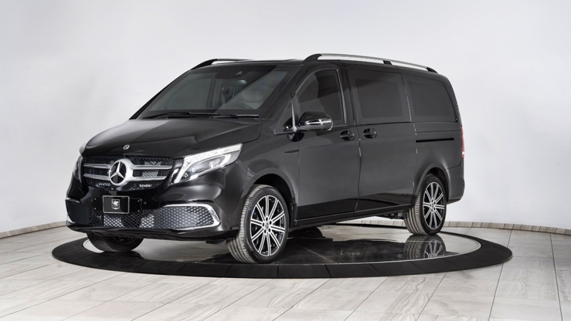 VIP μετακινήσεις με θωρακισμένη Mercedes-Benz V-Class