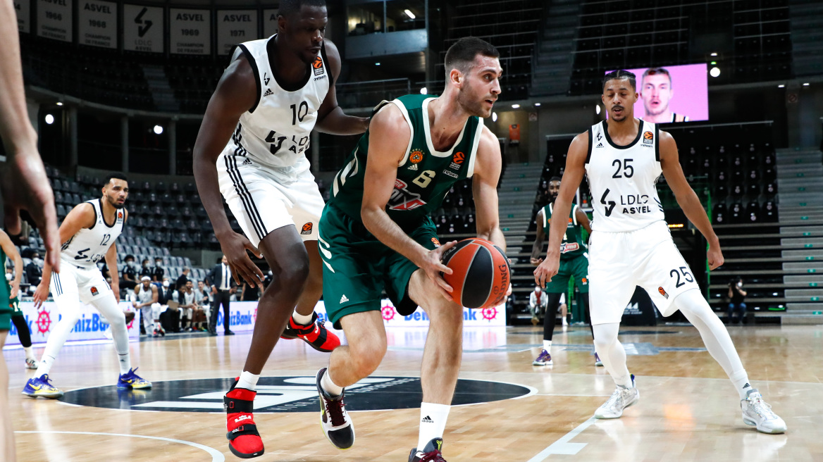 Euroleague, Βιλερμπάν-Παναθηναϊκός 97-73: Βαριά ήττα για τους πράσινους