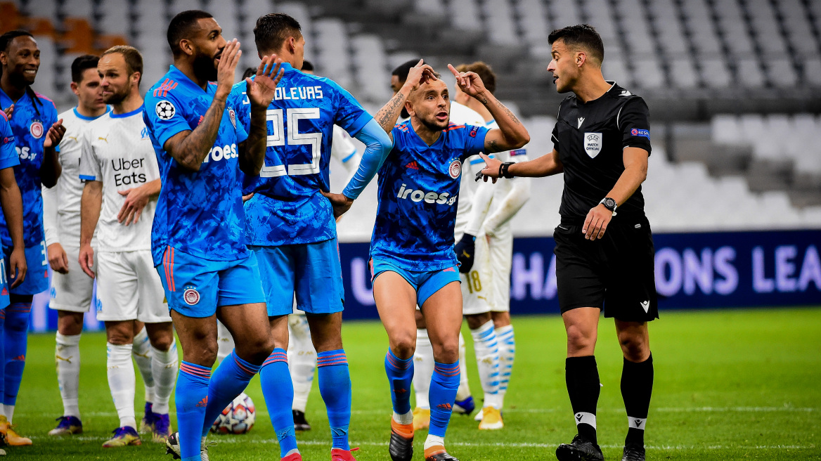 Champions League, Μαρσέιγ-Ολυμπιακός 2-1: Το VAR έδωσε παράταση στην πρόκριση-Δείτε βίντεο