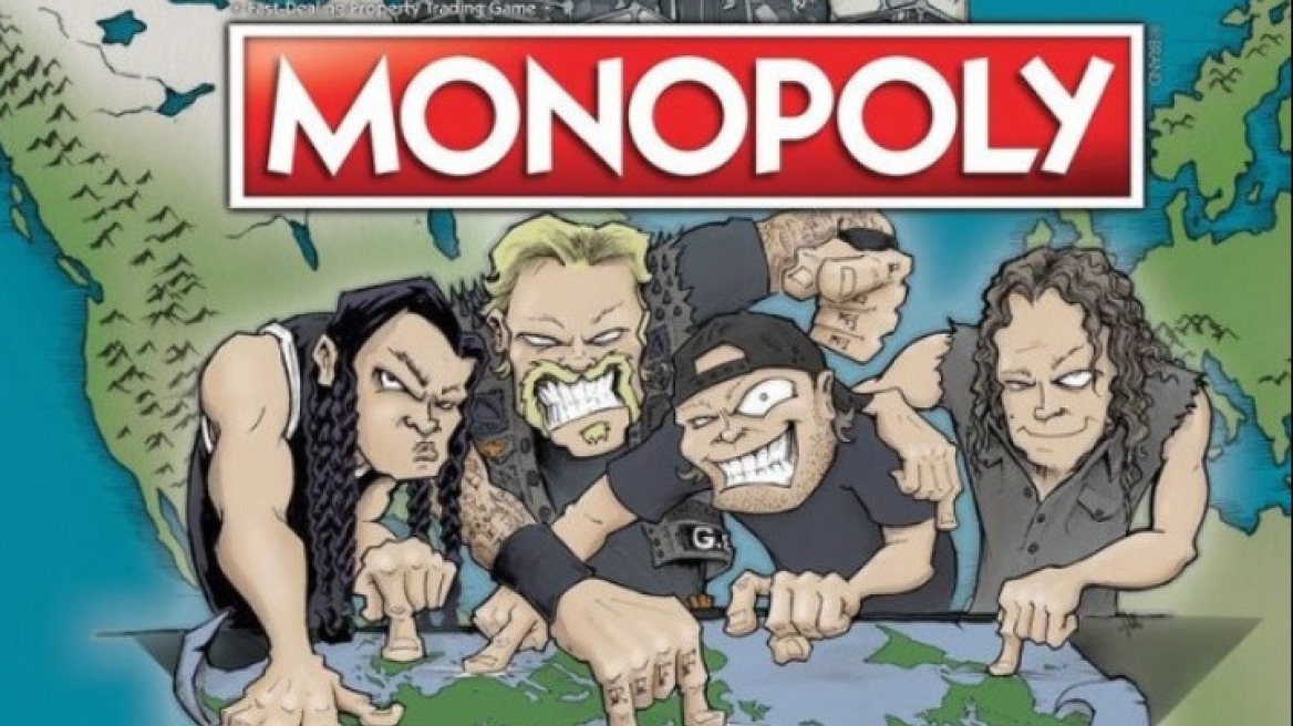 Η χαρντ ροκ Monopoly των Metallica