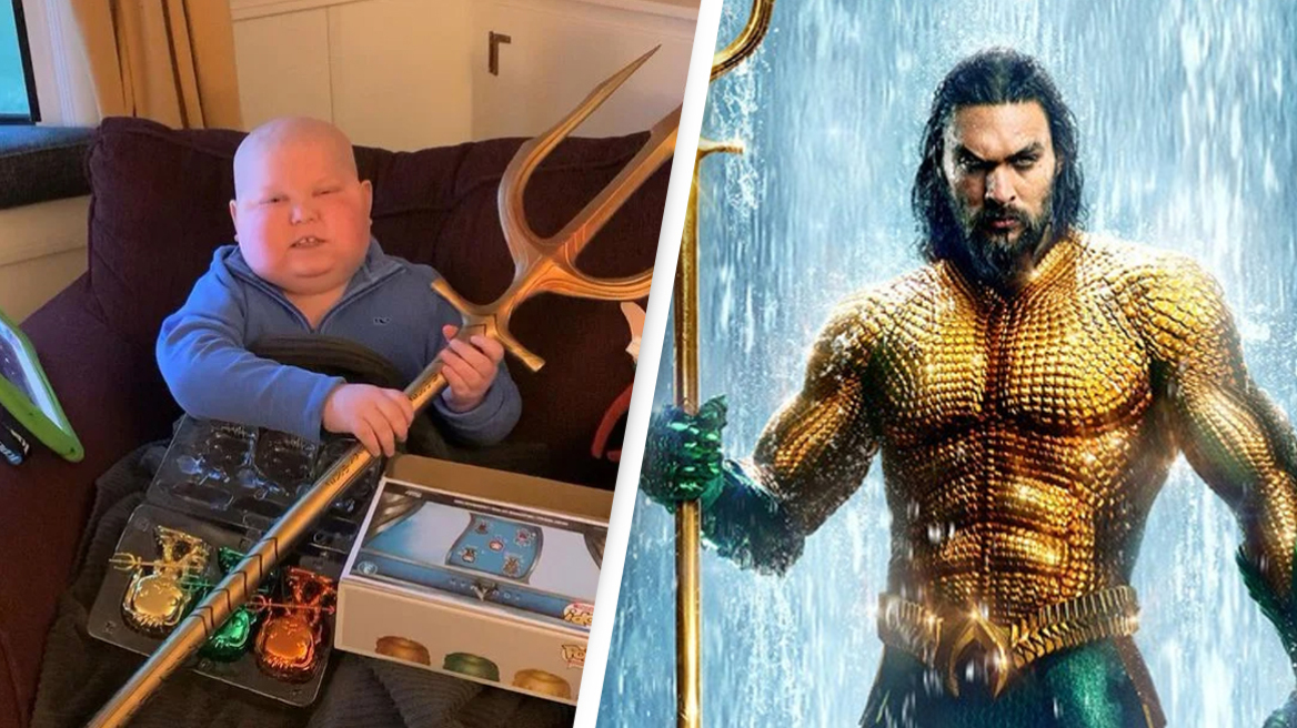 Τζέισον Μομόα: Έστειλε δώρο την τρίαινα του Aquaman στον 7χρονο Ντάνι που παλεύει με τον καρκίνο