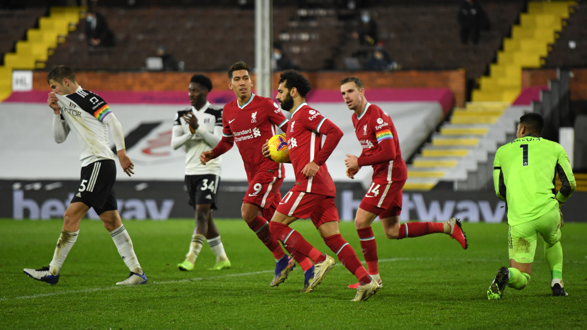 Premier League, Φούλαμ-Λίβερπουλ 1-1: Οι Reds δεν πήραν τα... δώρα - Δείτε τα γκολ