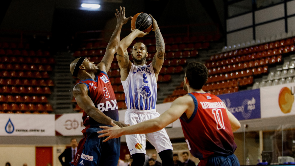 Basket League, Λάρισα - Μεσολόγγι 84-58: Πάρτι από τα 6.75