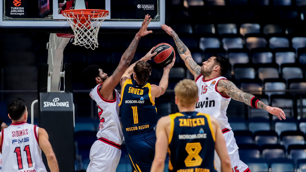 Euroleague, Χίμκι-Ολυμπιακός 88-105: Θρυλική αντίδραση με «εκατοστάρα» στη Μόσχα